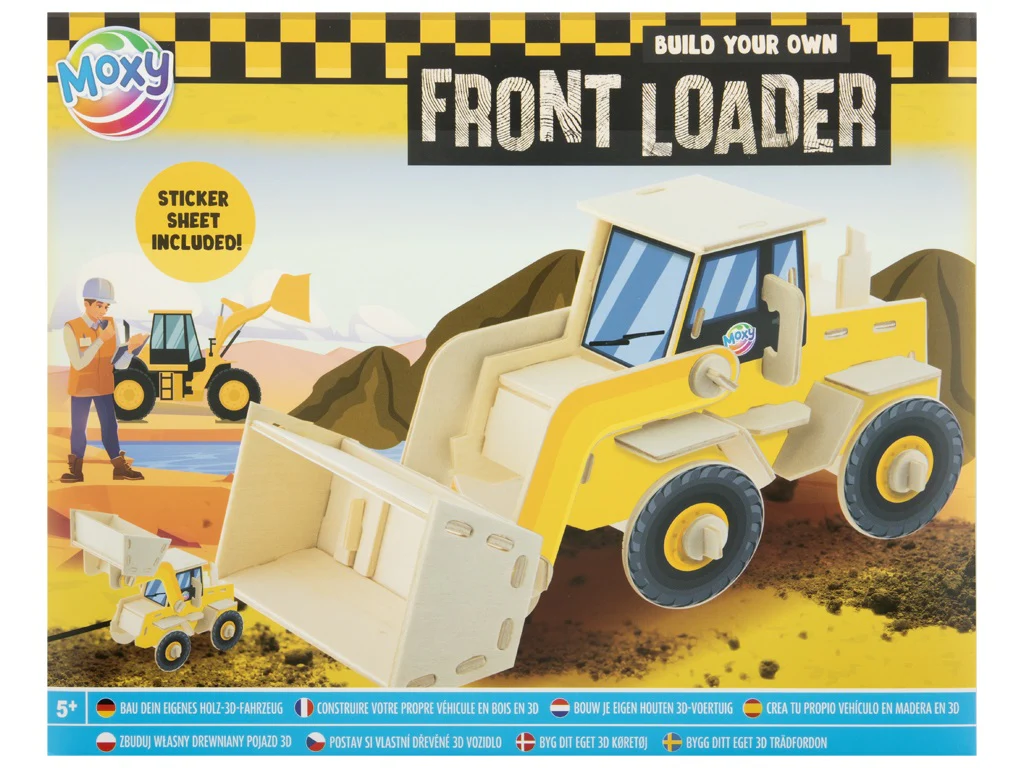 Build Your Own Wooden 3D Vehicle, Police Car, Fire Truck, Digger, Dump Truck - Image 7