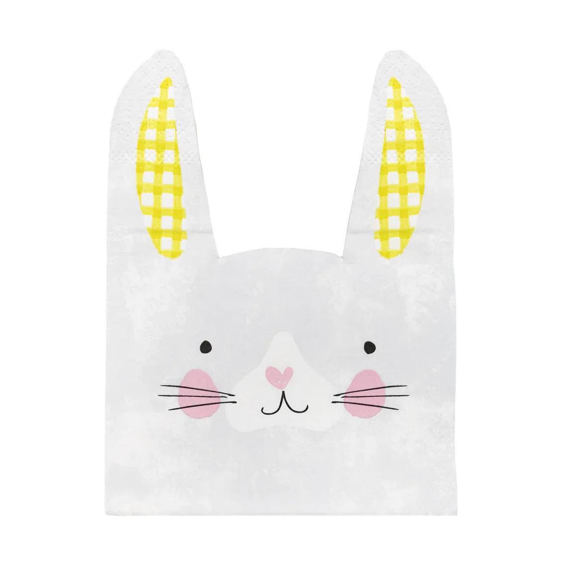 Bunny Shaped Paper Napkins (Pack of 20)
