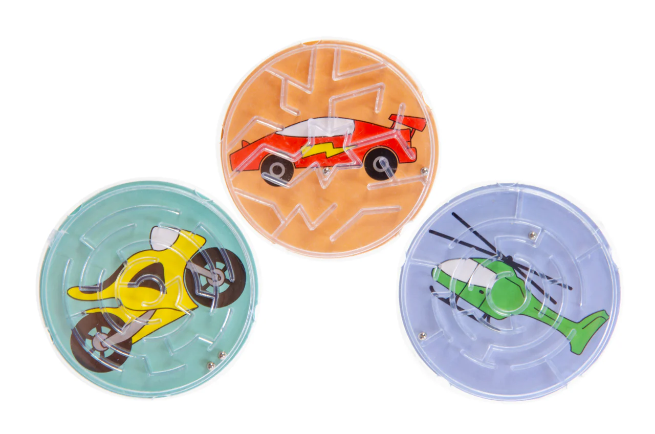 Cars & Vehicles Mini Maze Puzzles
