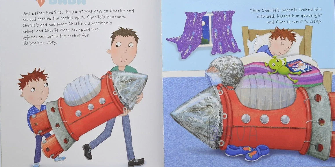 Charlie And The Cheese Monster Children's Picture Story Book - Image 4