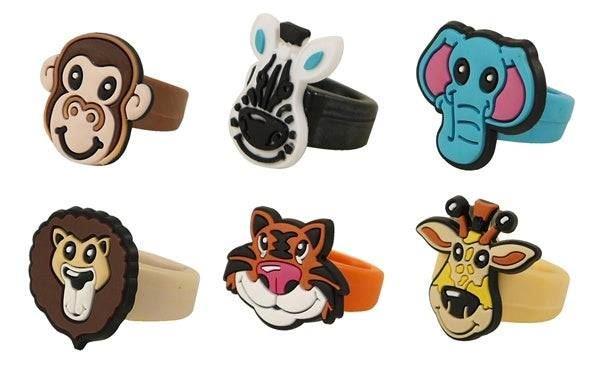 Children's Jungle Animal Rings