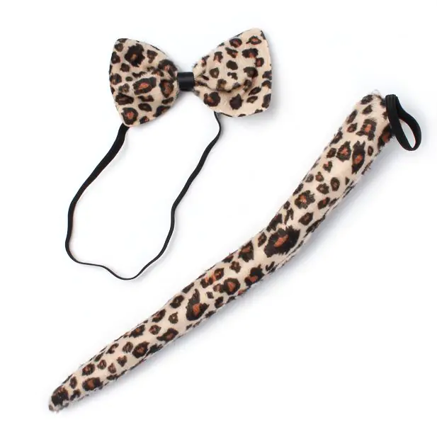Children's Leopard Dressing Up Ears & Tails - Image 4