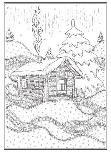 Christmas Advanced Colouring Book 1 Adult Colouring Book - Image 5