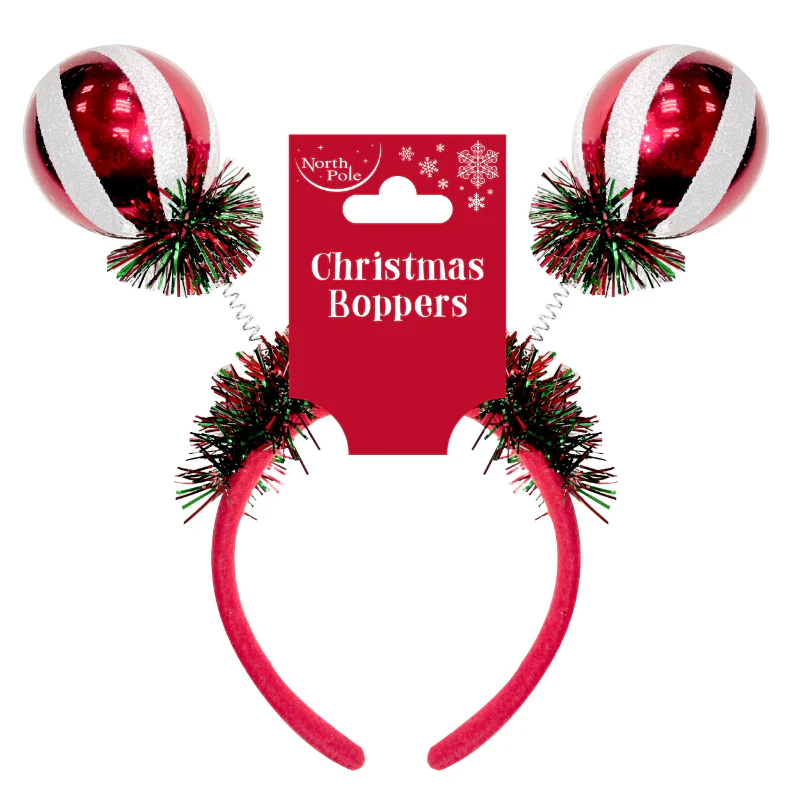 Christmas Bauble Children's Bopper Headband, 22 cm, Festive Accessory, Ages 3+