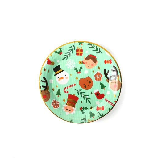 Christmas Design Paper Plates - 18cm (Pack of 10) - Image 6
