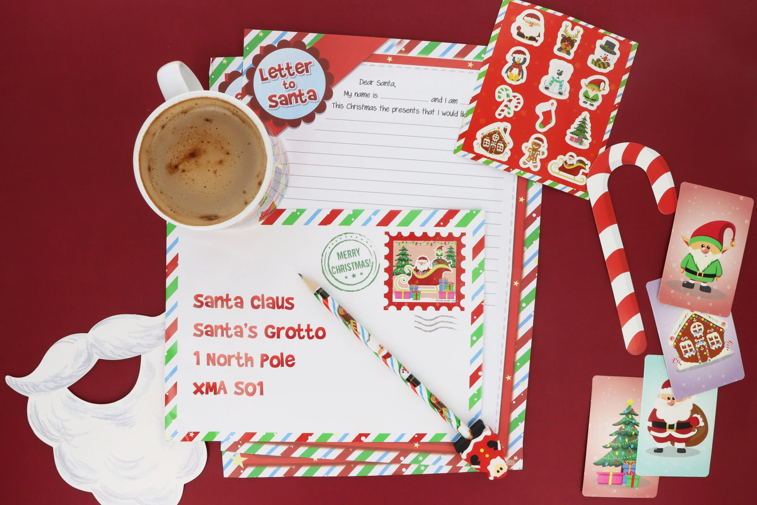 Christmas Santa Letter Writing Kit (5 pieces) - Image 3