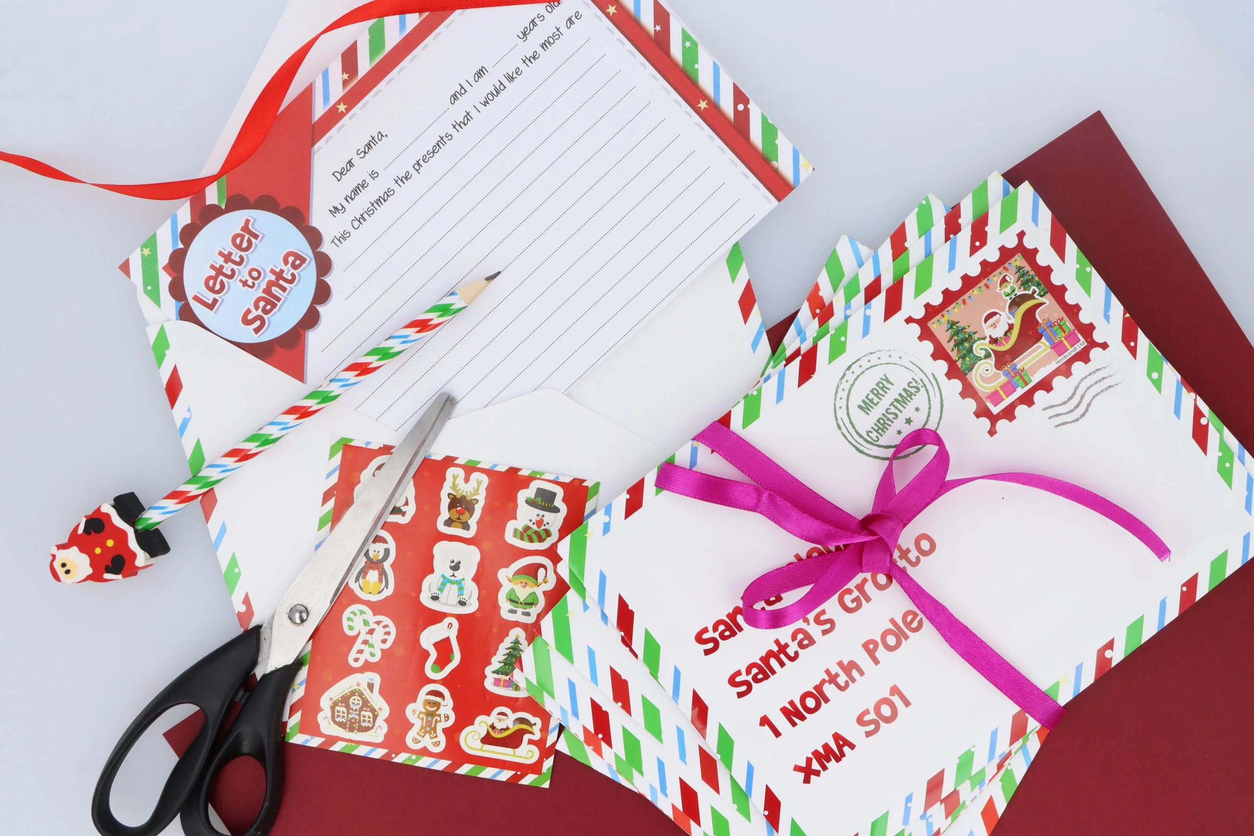 Christmas Santa Letter Writing Kit (5 pieces) - Image 4