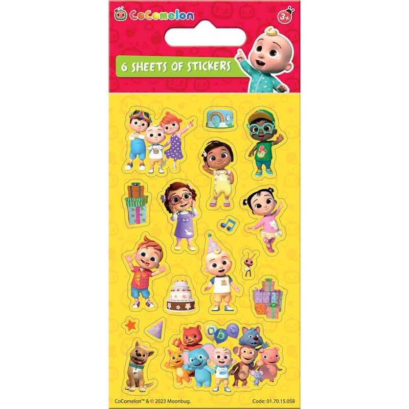 Cocomelon Party Sticker Pack