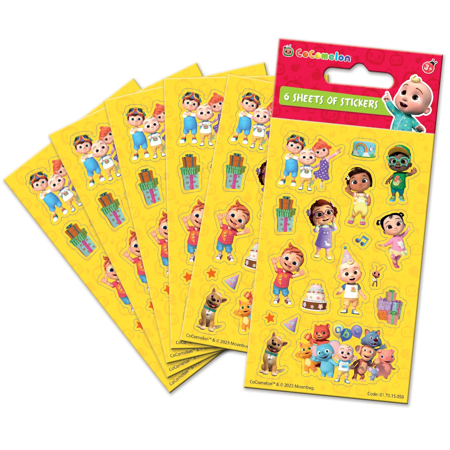 Cocomelon Party Sticker Pack - Image 2