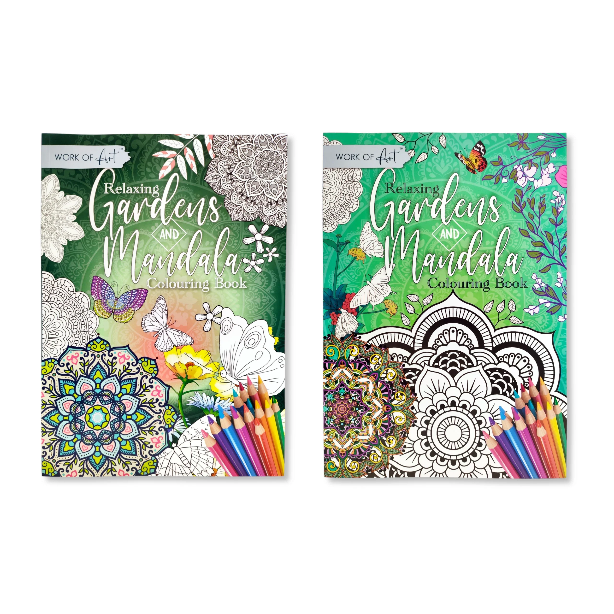 Colouring Book - Gardens & Mandala