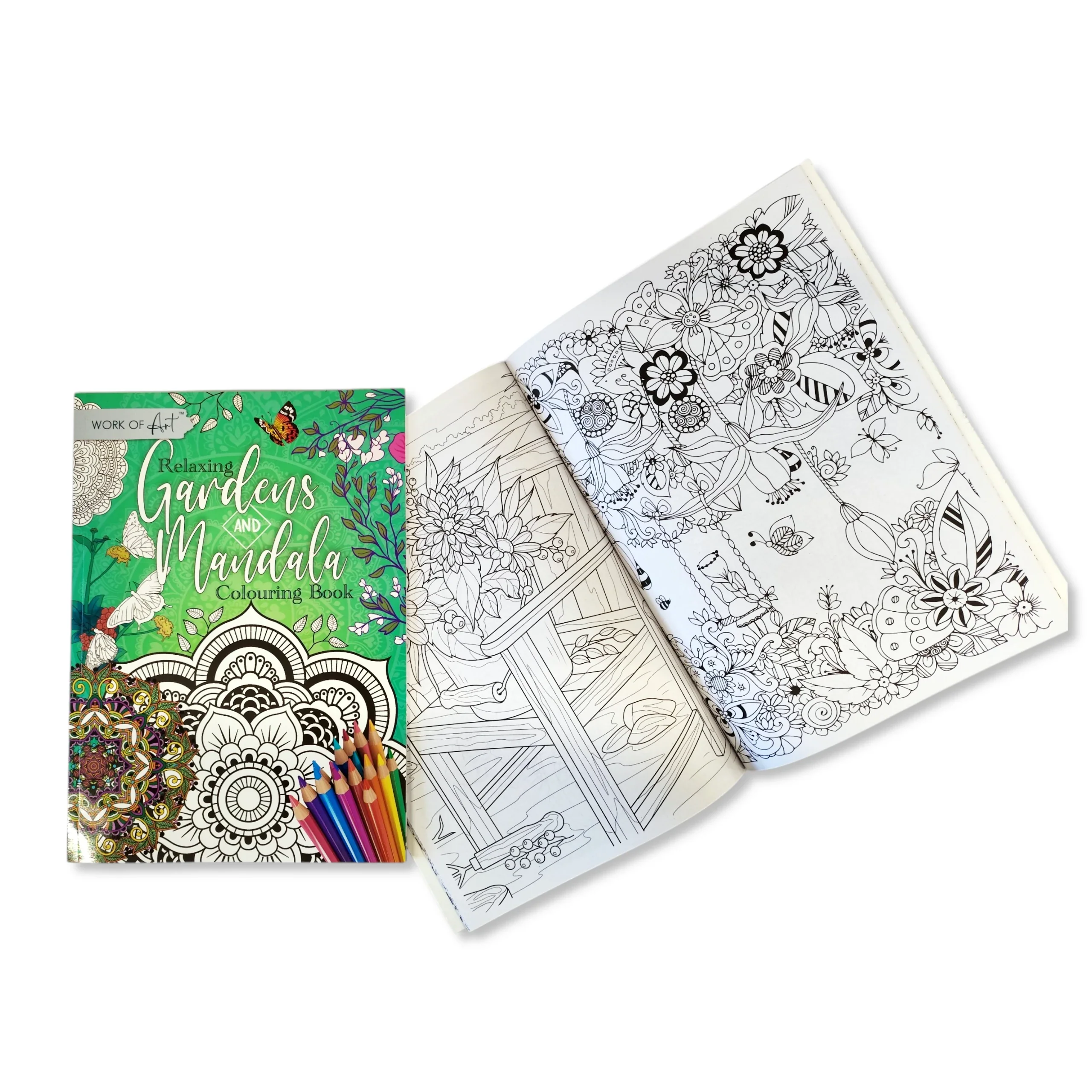 Colouring Book - Gardens & Mandala - Image 5