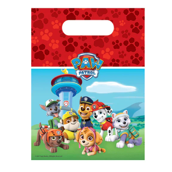 Complete Paw Patrol Themed Party Pack for 8 people Including Tableware and Favours - Image 2