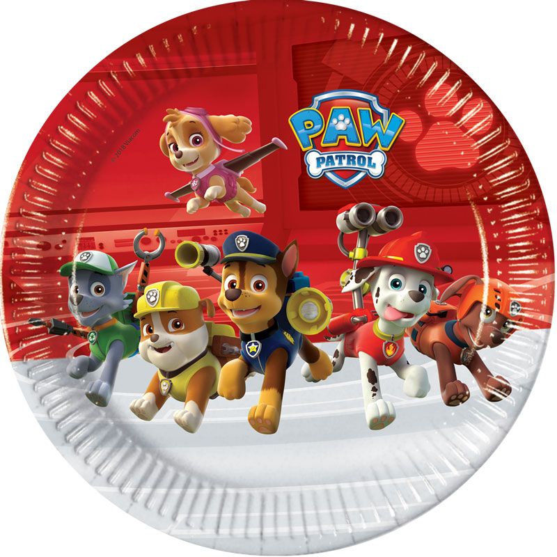 Complete Paw Patrol Themed Party Pack for 8 people Including Tableware and Favours - Image 7