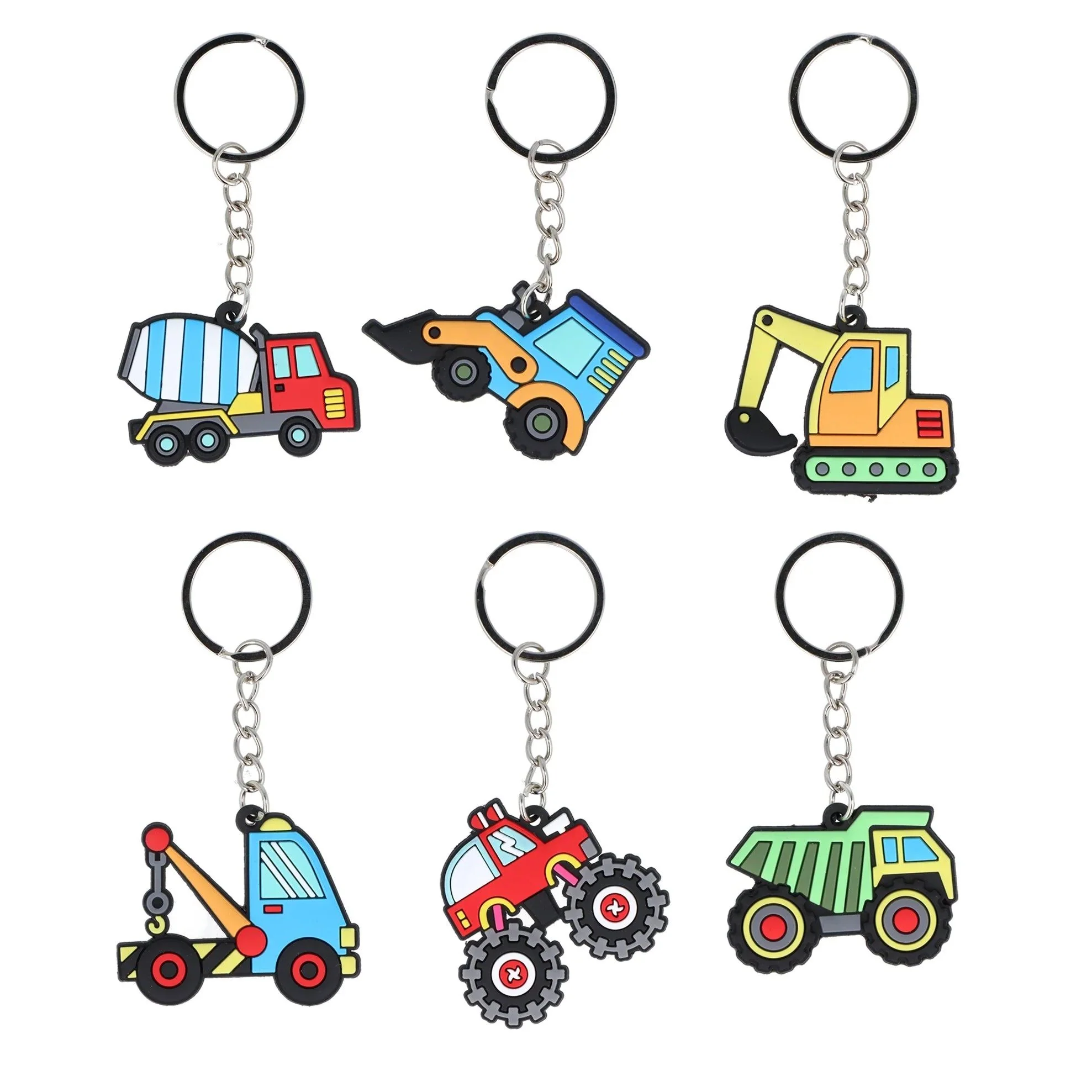 Construction Vehicle Keyring