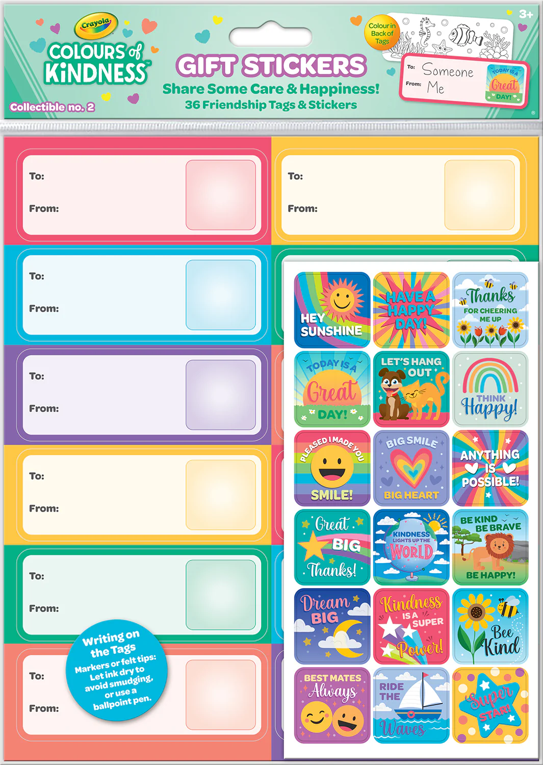 Crayola Colours of Kindness Gift Stickers 2