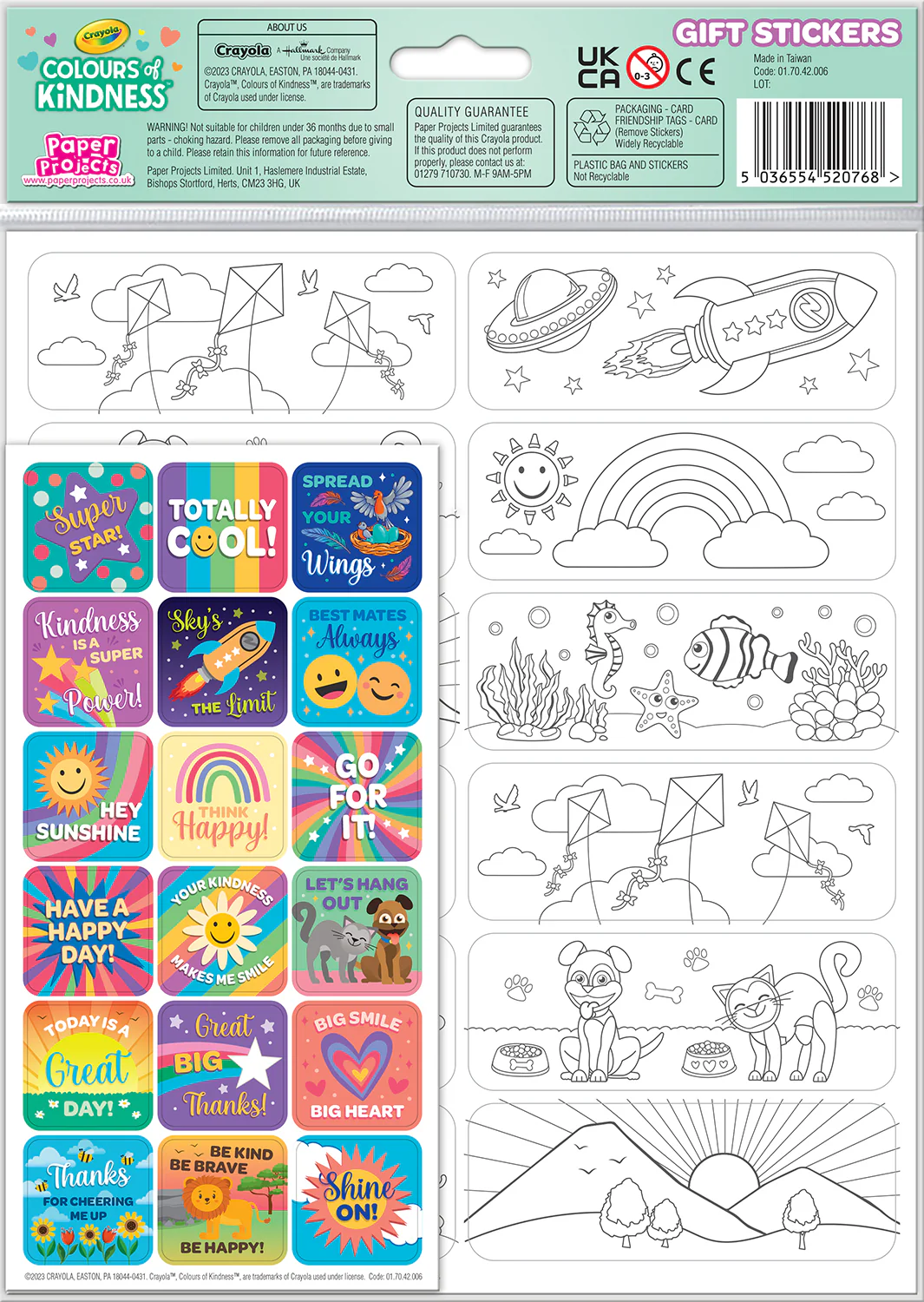 Crayola Colours of Kindness Gift Stickers 2 - Image 3