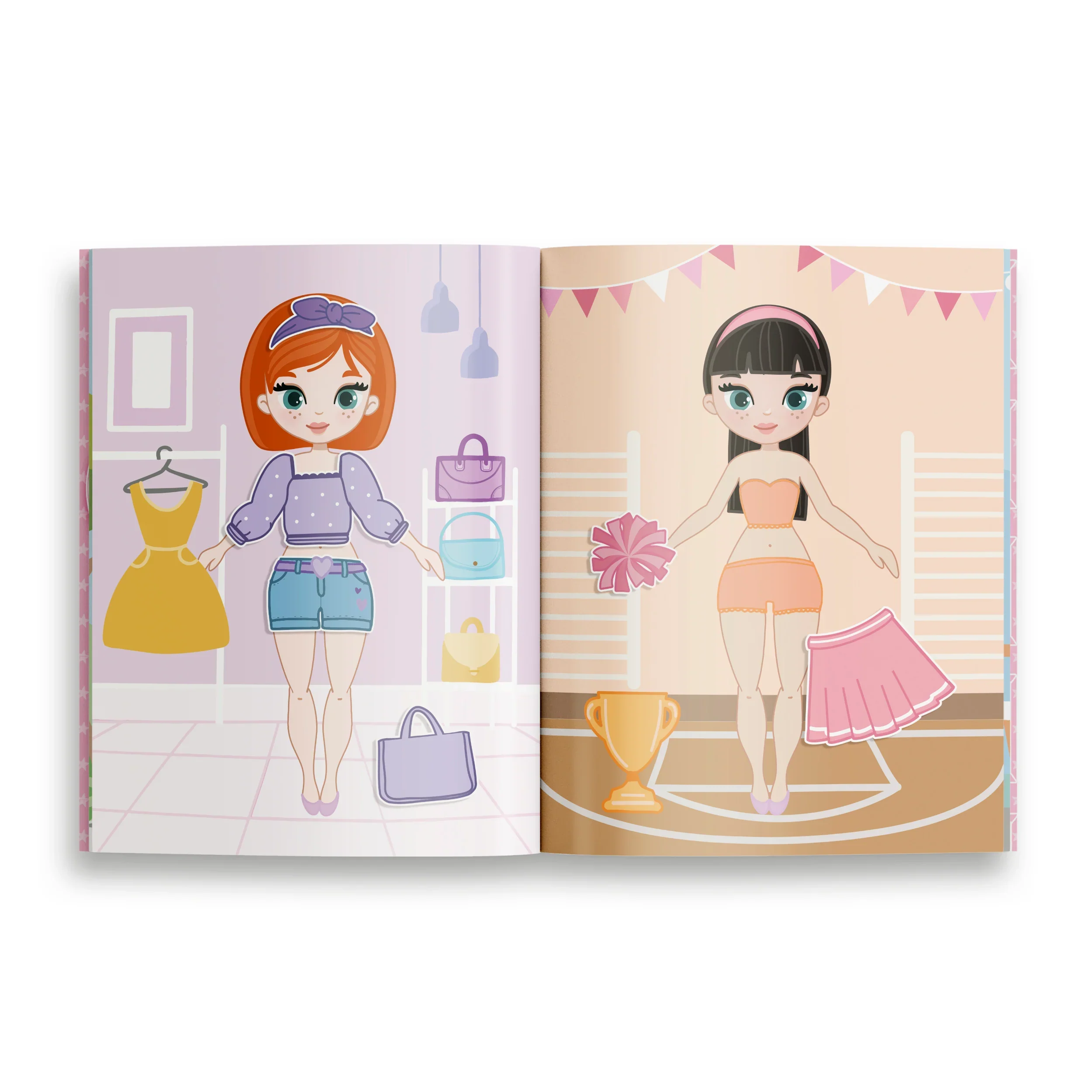 Cute Style Fashion Girls Sticker Book - Image 2