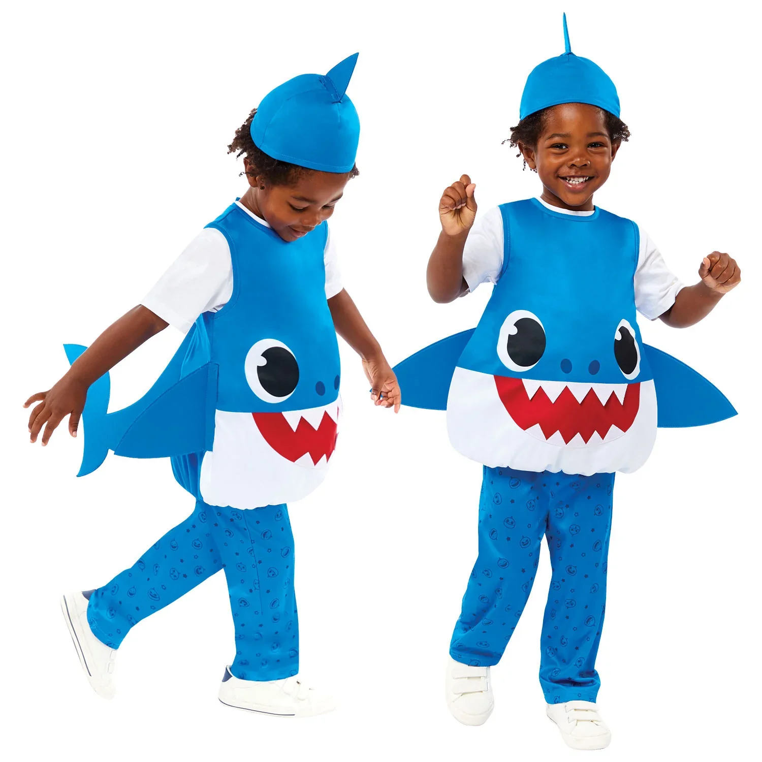 Daddy Shark Dressing Up Costume with Hat - Image 3