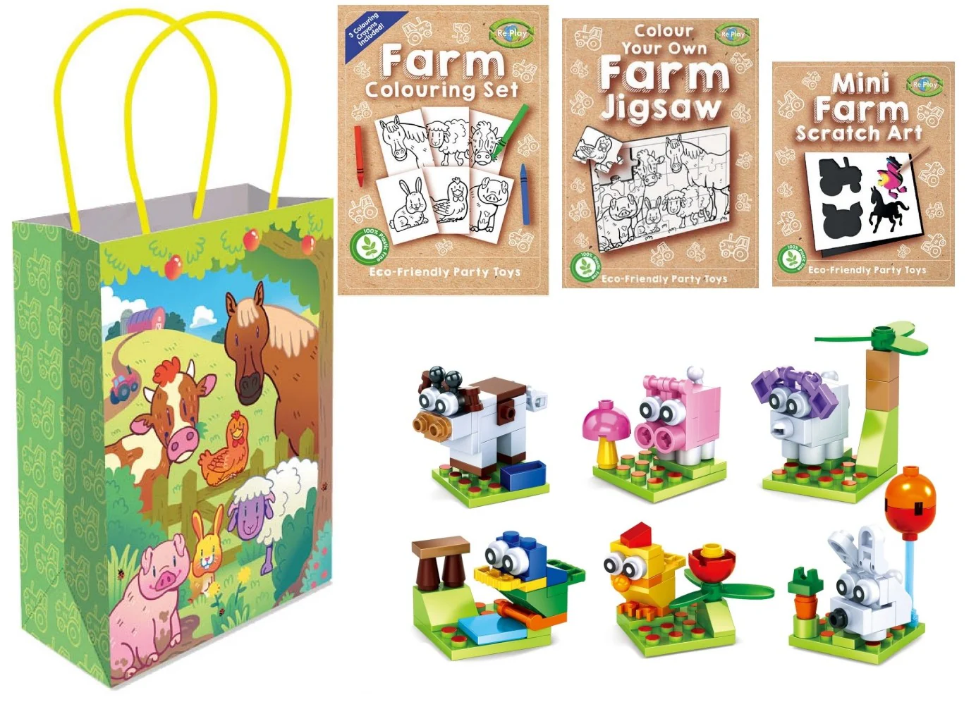 Deluxe Farm Themed Party Bags with Fillers
