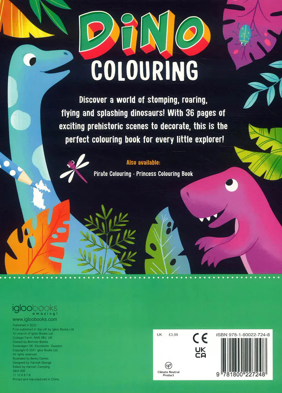 Dino - Dinosaur Colouring Book - Image 5