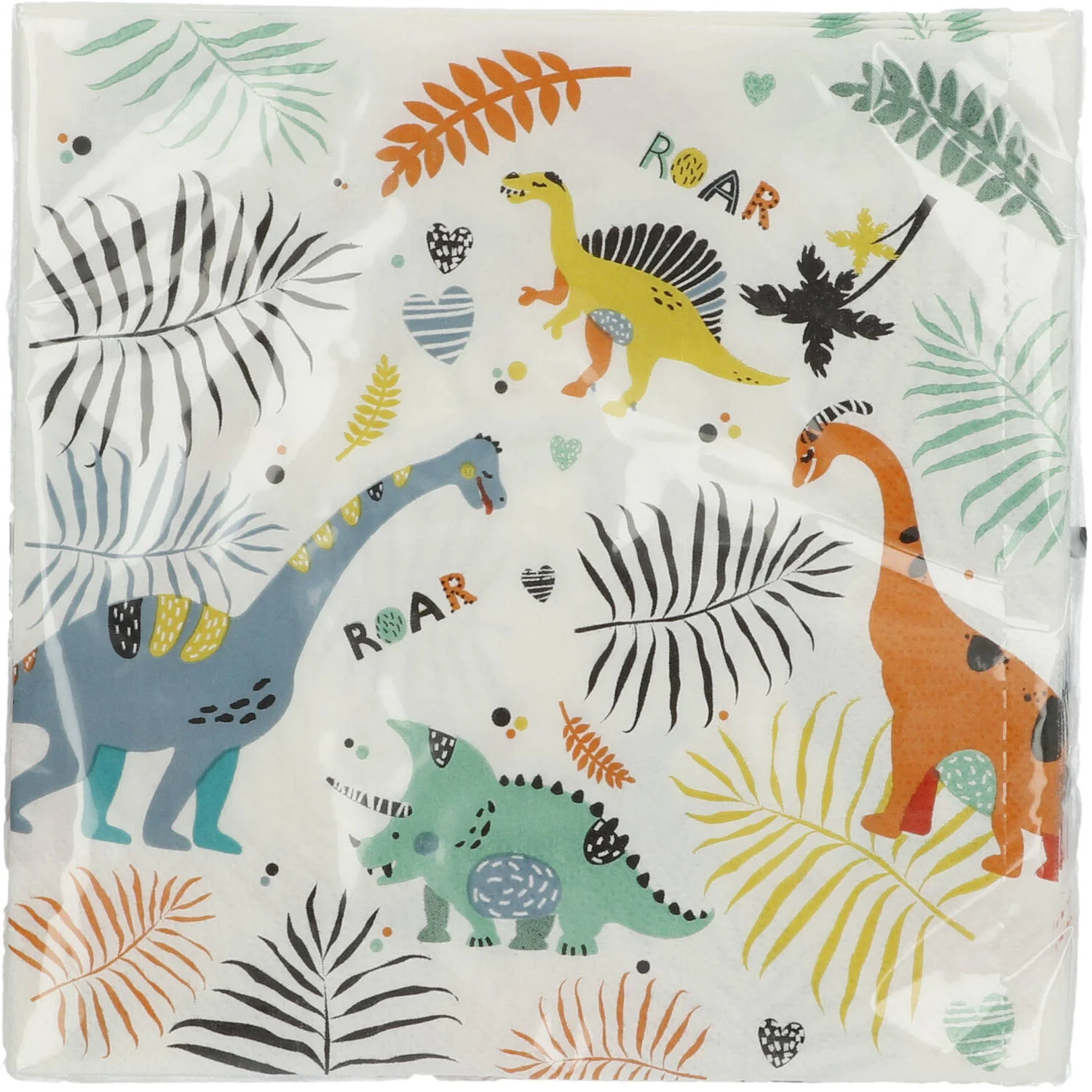 Dino Roars Napkins (Pack of 20) - Image 3