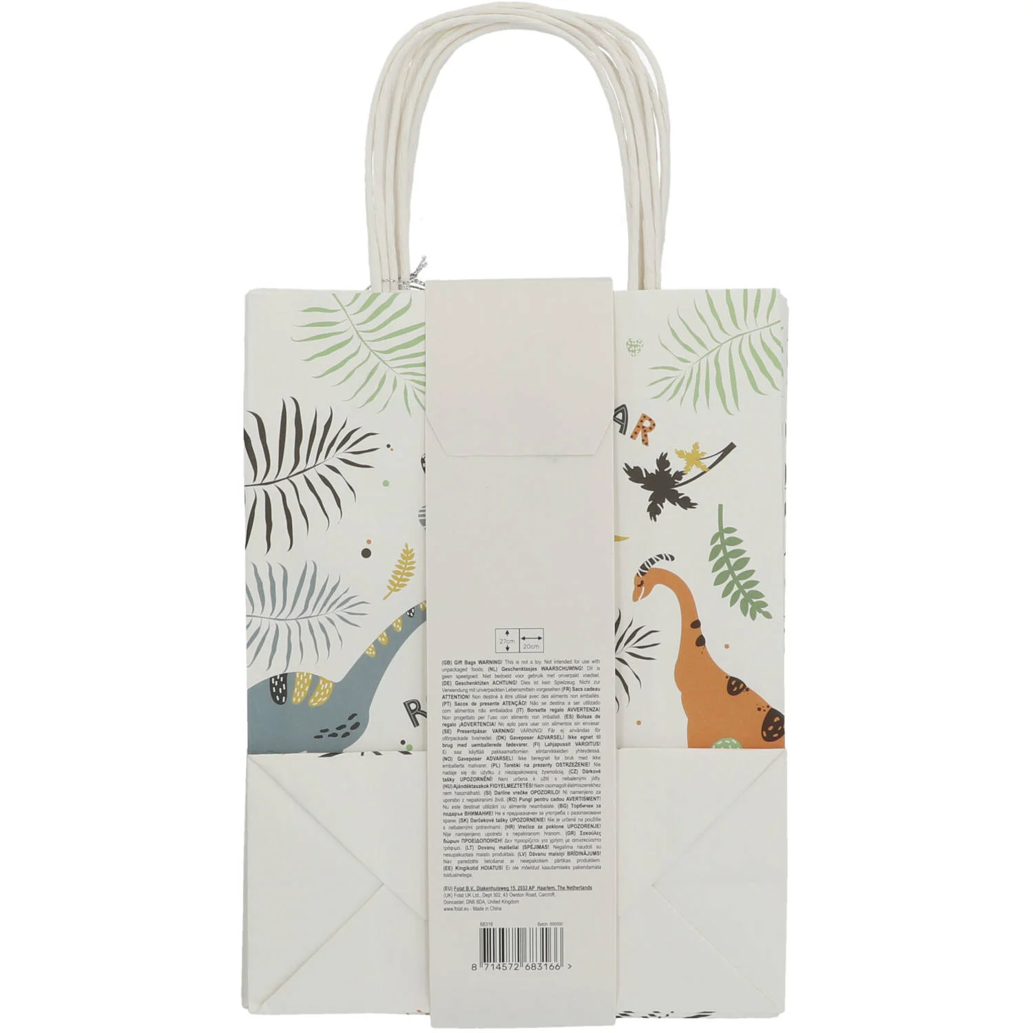 Dino Roars Dinsoaur Party/Gift Bag - Image 3