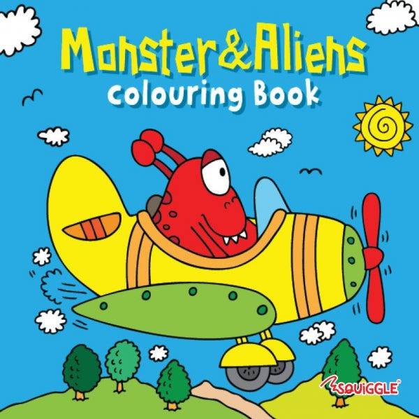 Dinosaur, Brave Knights, Pirates, Monsters & Aliens Set of 4 Colouring books - Image 4