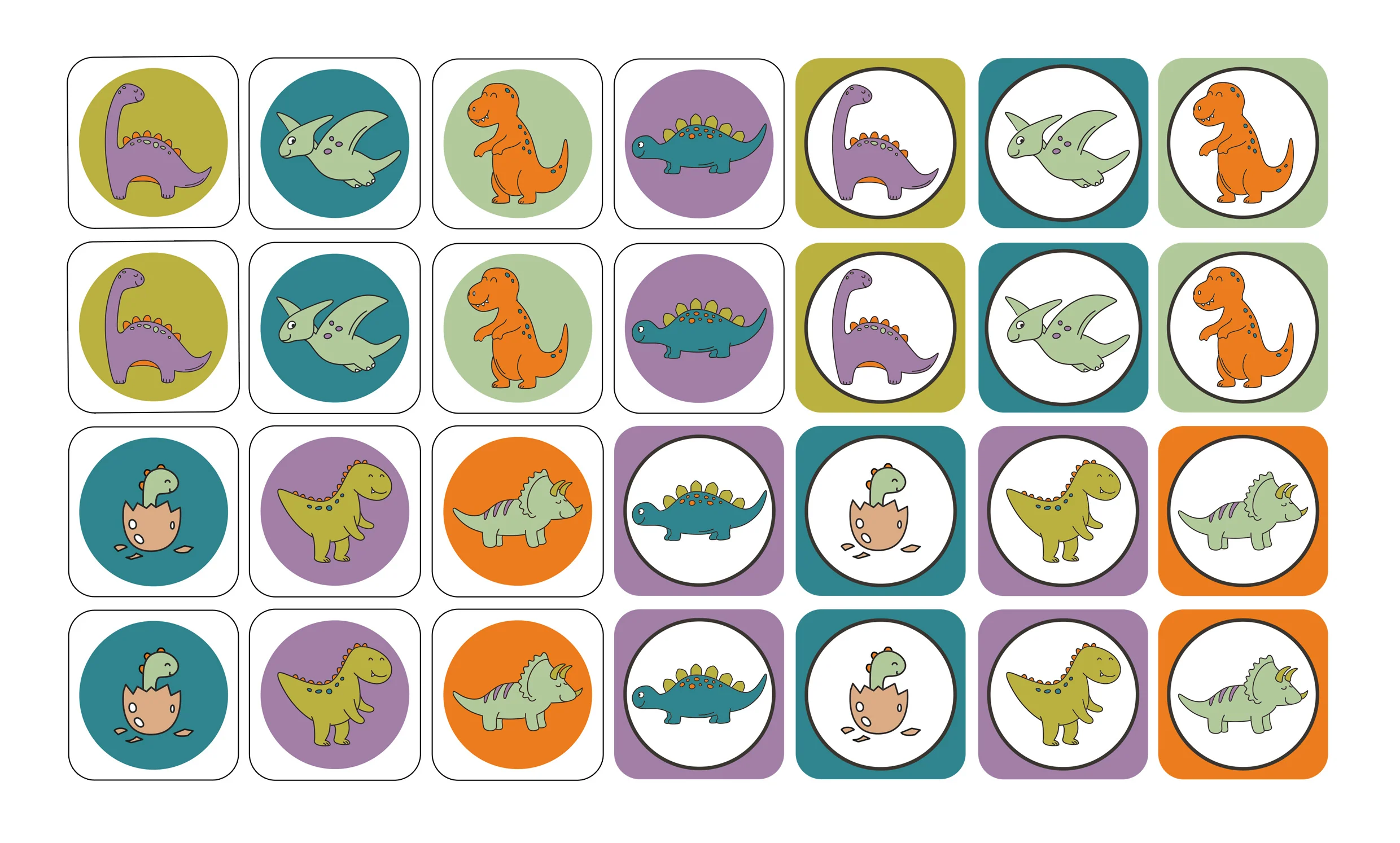 Dinosaur Mini Snap Card Game - Image 4