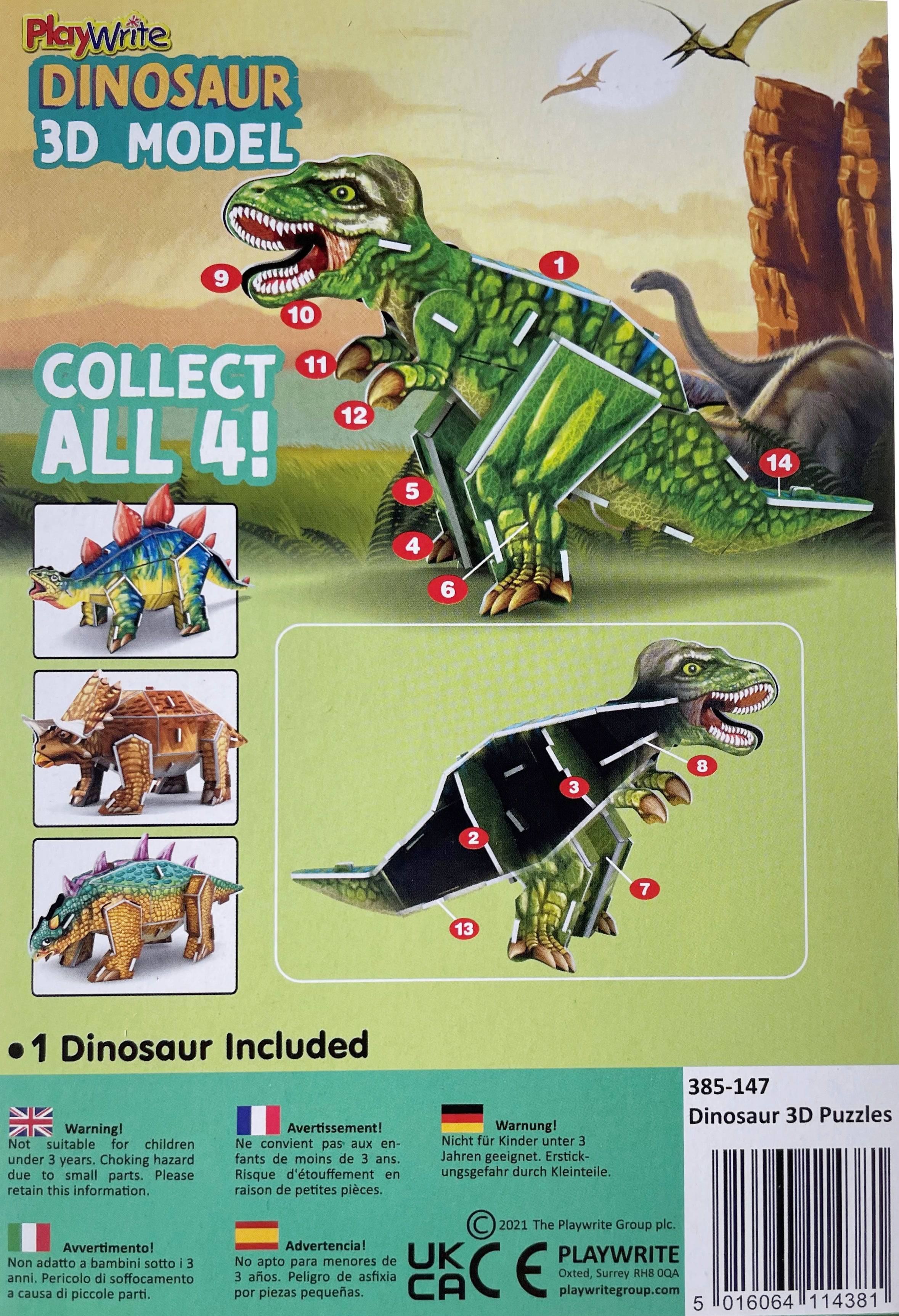 Dinosaurs 3D Puzzles Set of 4 - Image 3