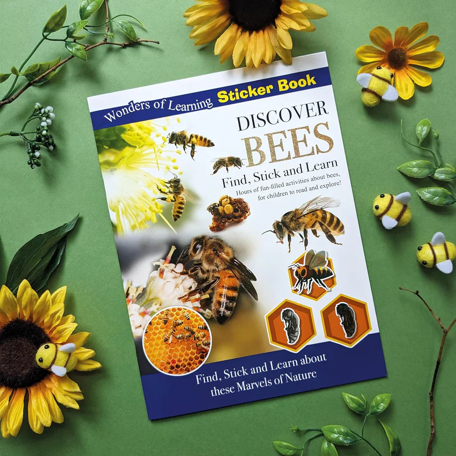 Discover Bees Sticker Book - Find, Stick and Learn - Image 2