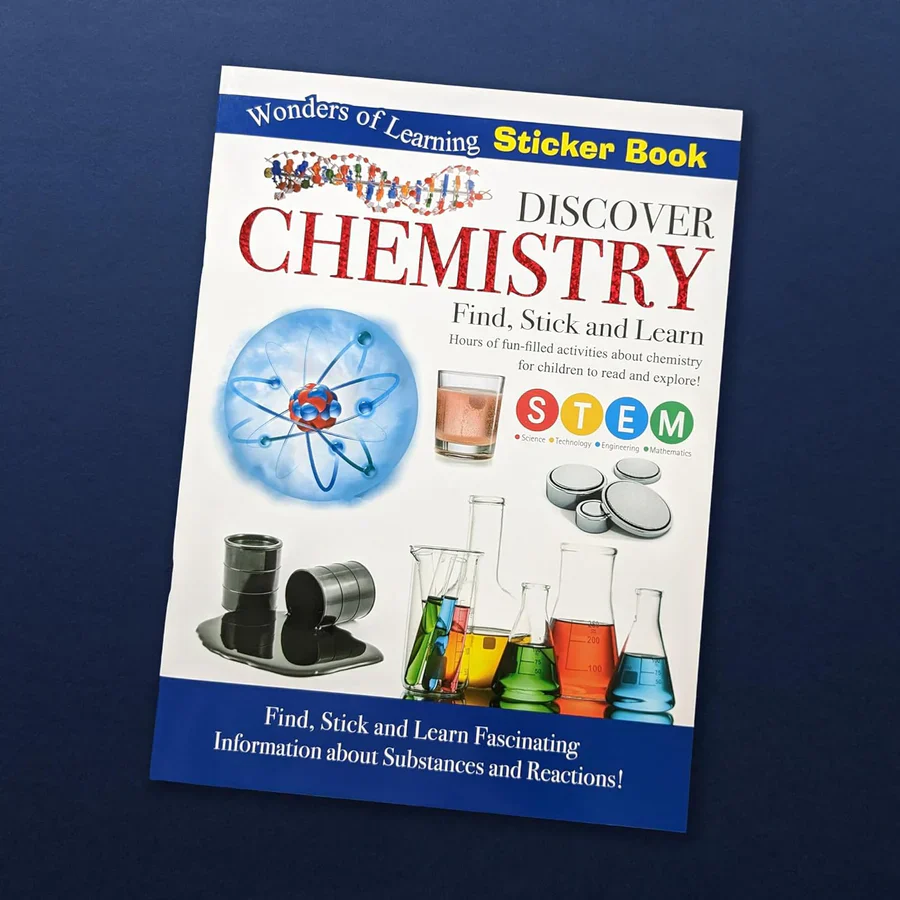 Discover Chemistry Sticker Book - Find, Stick and Learn - Image 2