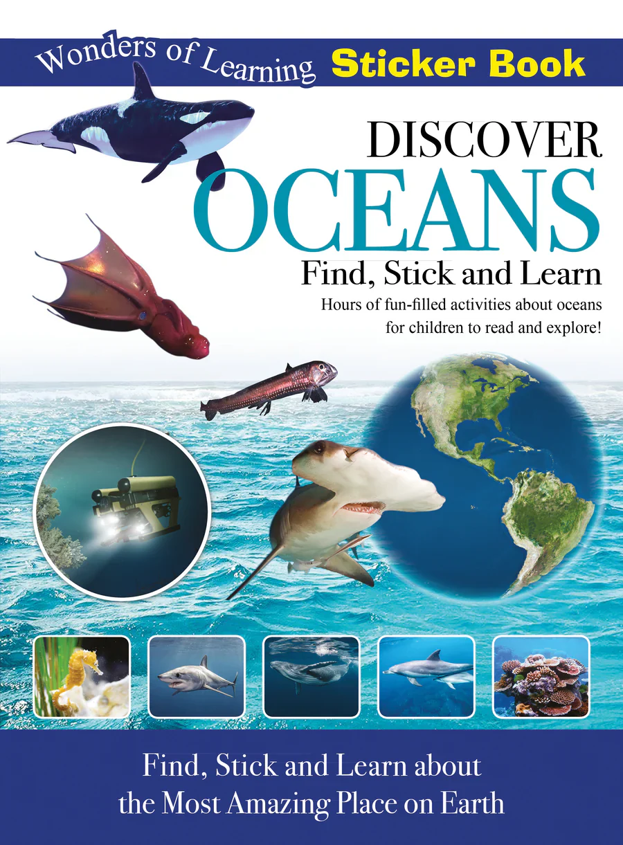 Discover Oceans - Find, Stick & Learn Sticker Book