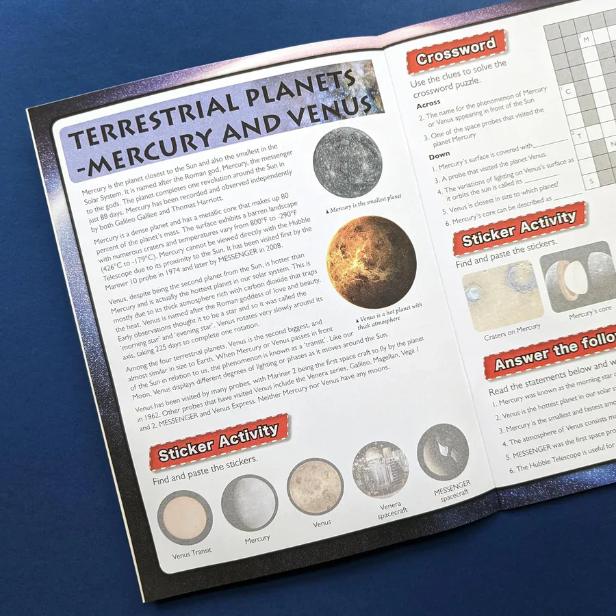 Discover Planets Sticker Book - Find, Stick and Learn - Image 4