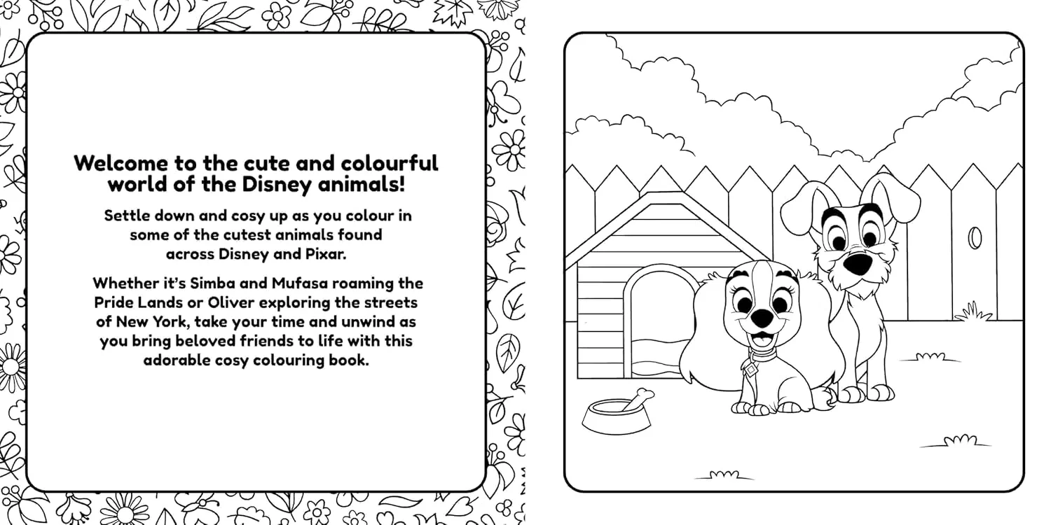 Disney Animals: Cosy Colouring Book (48 pages) - Image 2
