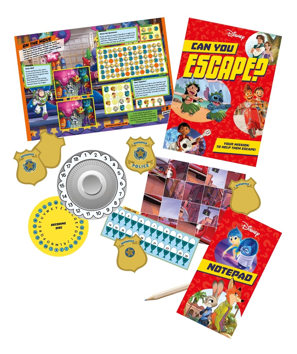 Disney: Can You Escape? Challenge / Activity Book - Image 2