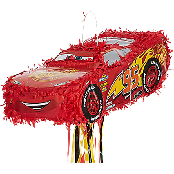 Disney Cars Lightning McQueen Pull String Pinata
