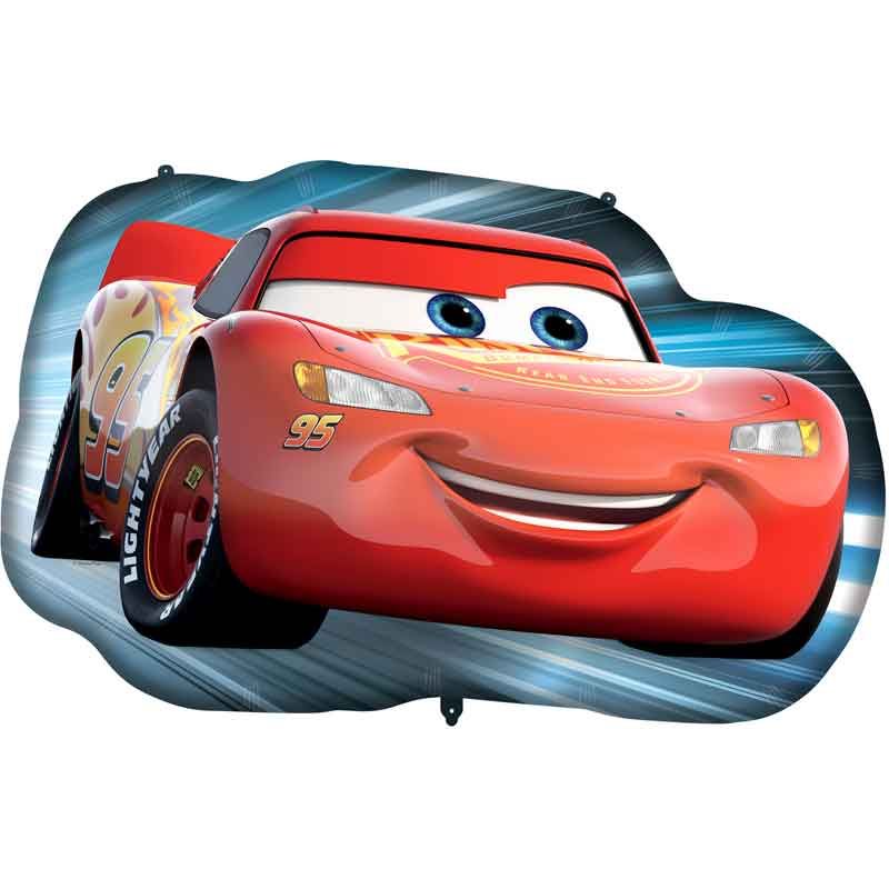 Disney Cars Super Shaped Foil Birthday Party Balloon, 97 x 67 cm