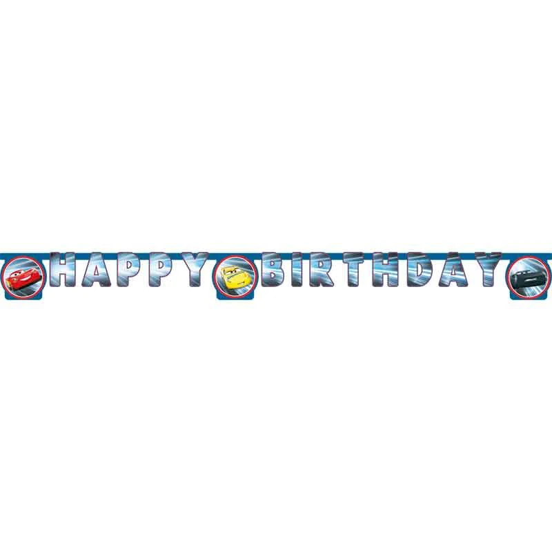 Disney Cars Victory Is Mine Happy Birthday Paper Banner 2m