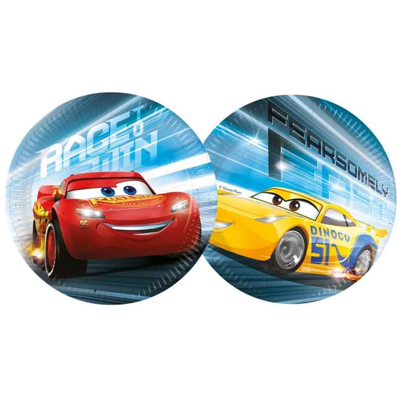 Disney Cars Victory Is Mine Paper Plates - 20cm (Pack of 8)