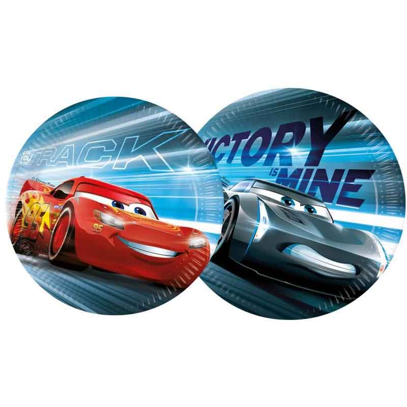 Disney Cars Victory Is Mine Paper Plates - 23cm (Pack of 8) - Image 2