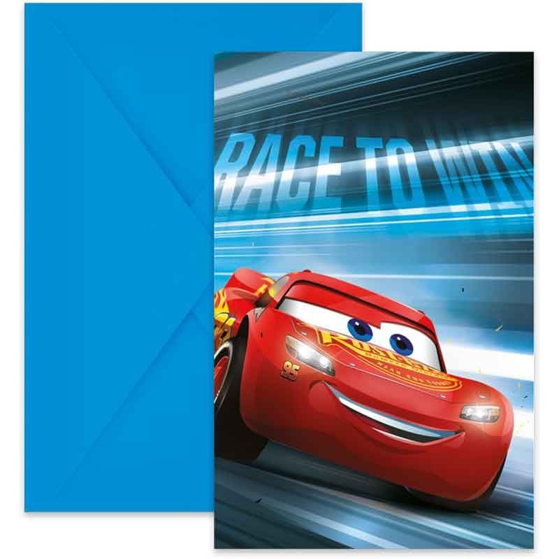 Disney Cars Victory Is Mine Party Invitations (Pack of 6)
