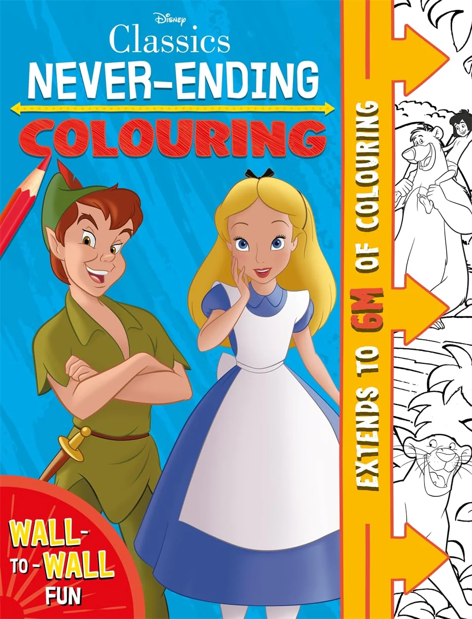 Disney Classics: Never-Ending Colouring Book  - 6 Metres of Colouring Fun