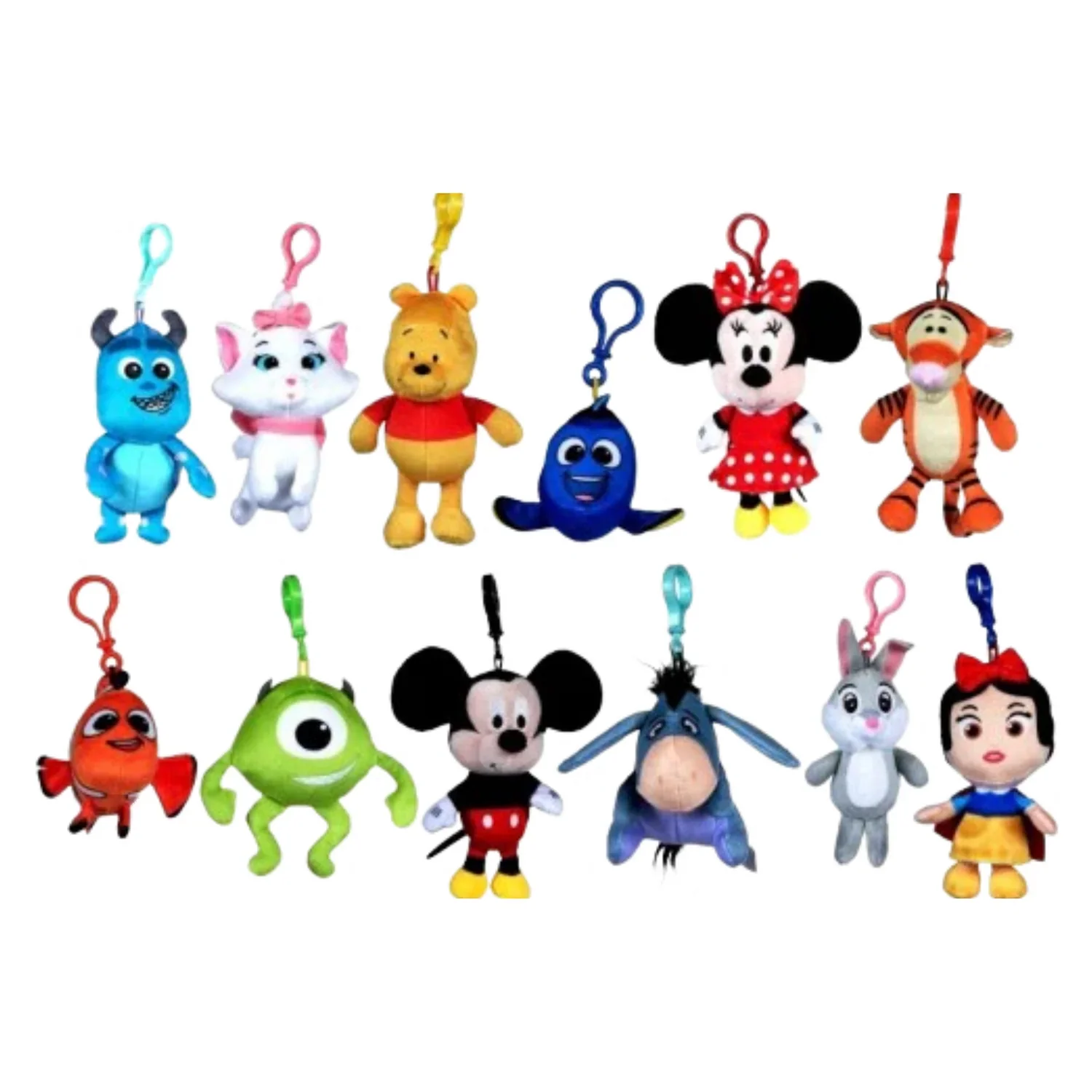 Disney Classics Plush Keychain Bag Clip - 13cm (12 assorted designs)