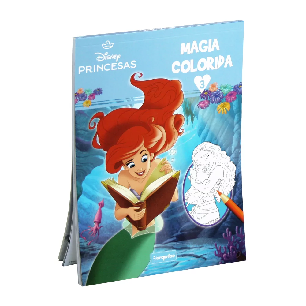 Disney Colorful Magic Princesses Colouring Book - Image 2