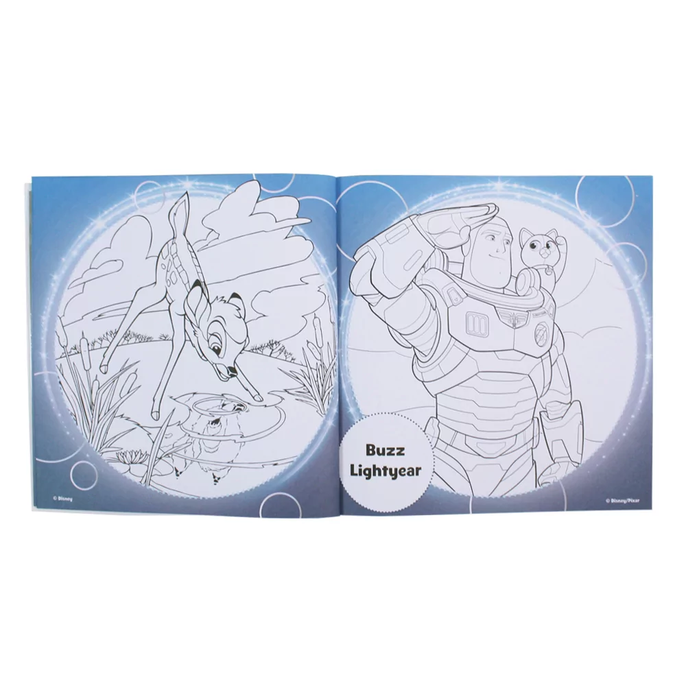 Disney Colouring Book with Metallic Stickers - Image 5