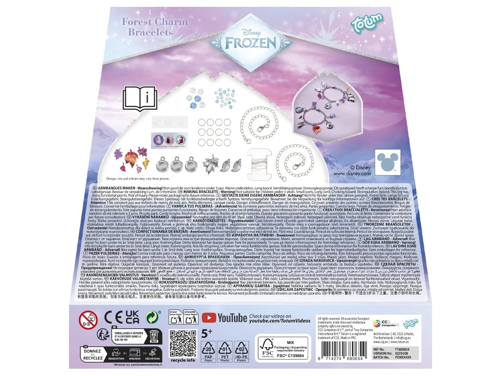 Disney Frozen Forest Charm Bracelet Making Set - Image 6