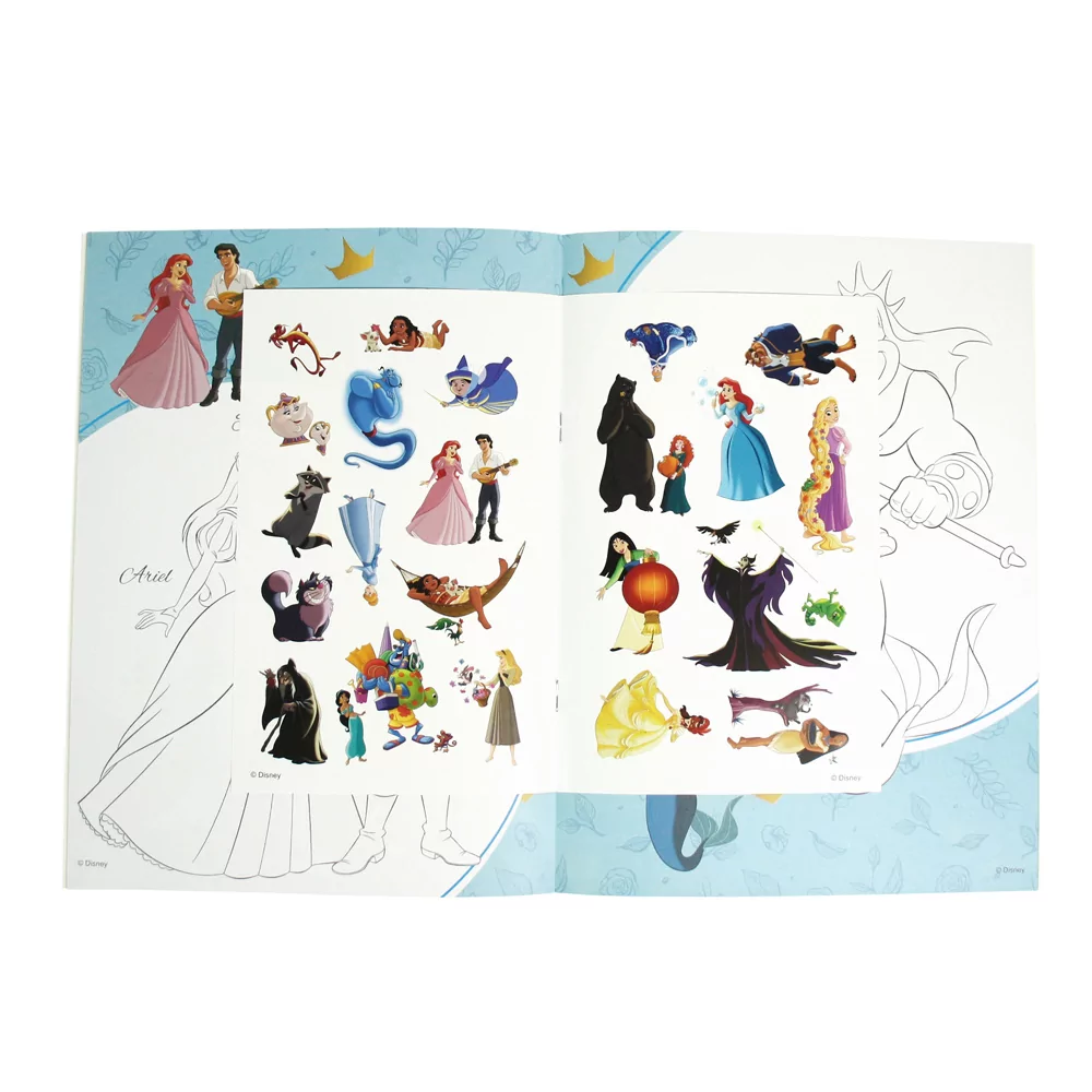 Disney Magical Princesses - Colouring Books with Stickers - Image 10