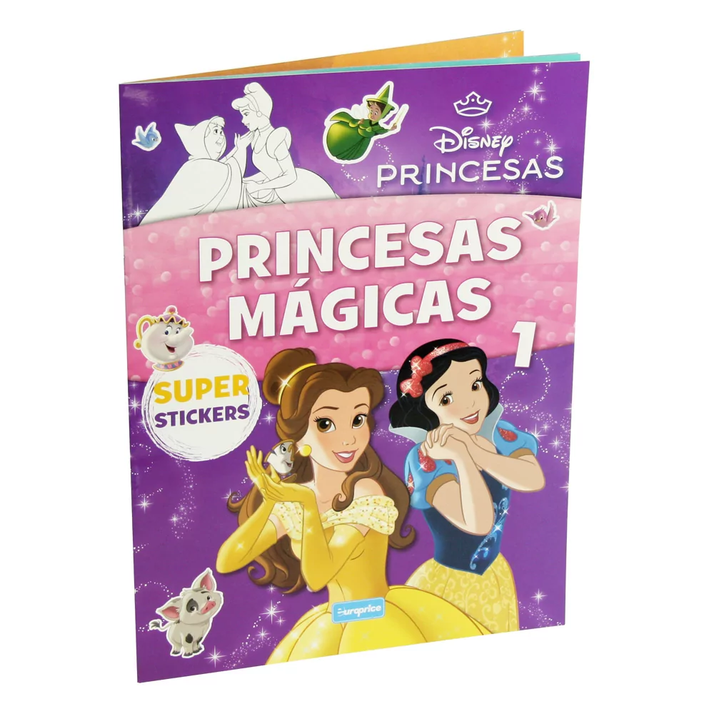 Disney Magical Princesses - Colouring Books with Stickers - Image 2