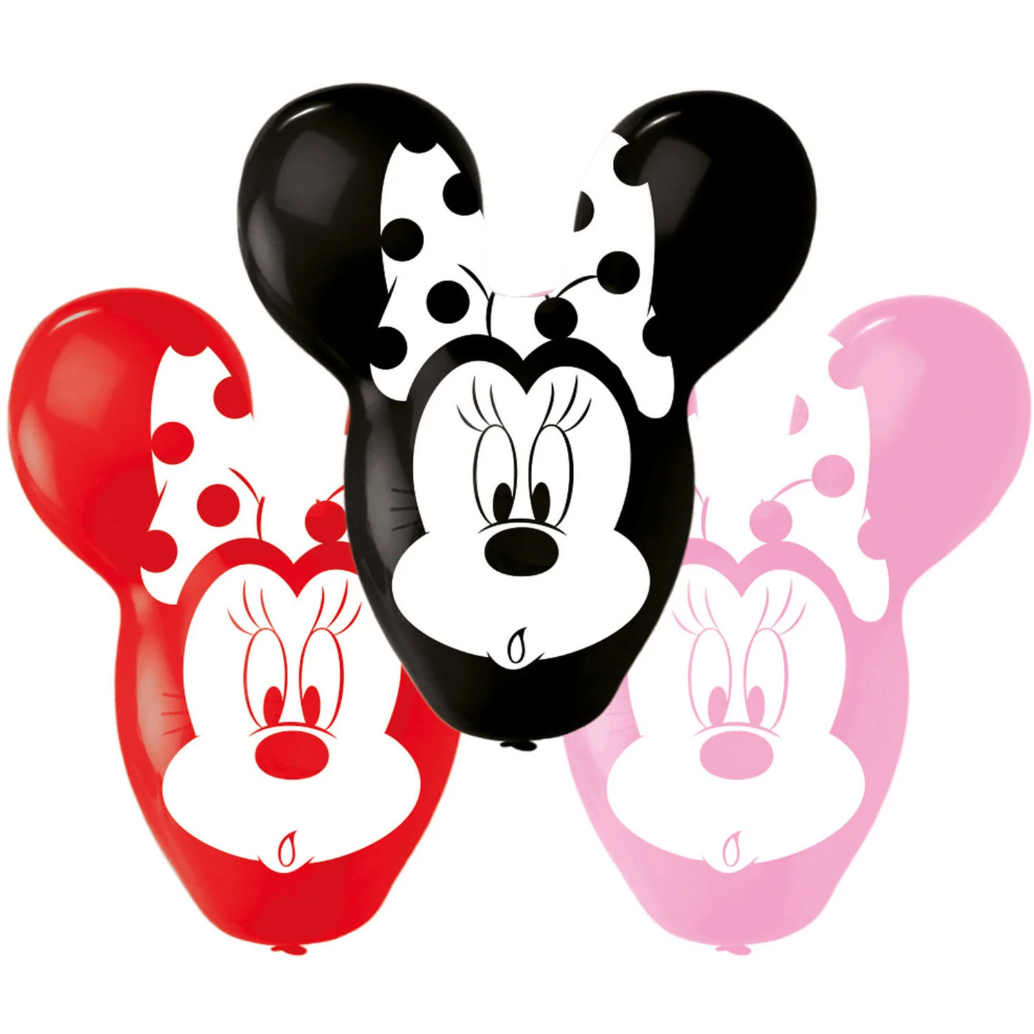 Disney Minnie Mouse Giant Ears Latex Balloons (Pack of 4)