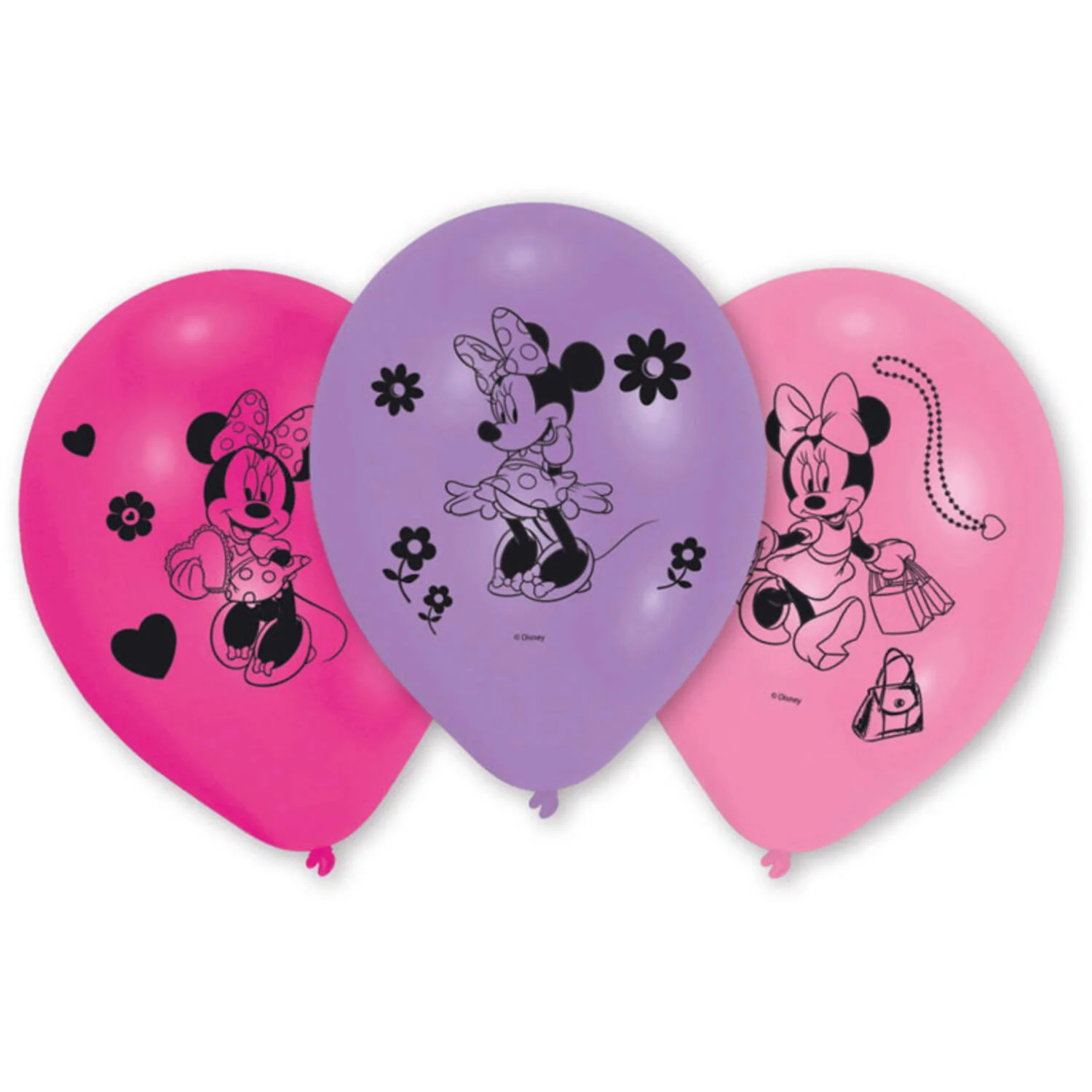 Disney Minnie Mouse Party Latex Balloons (Pack of 10) 25.4cm